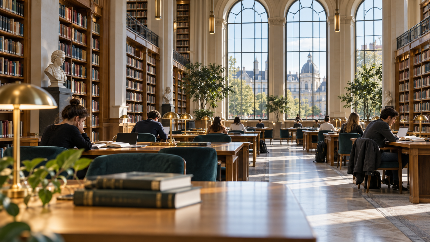 Moderne studiebibliotheek
