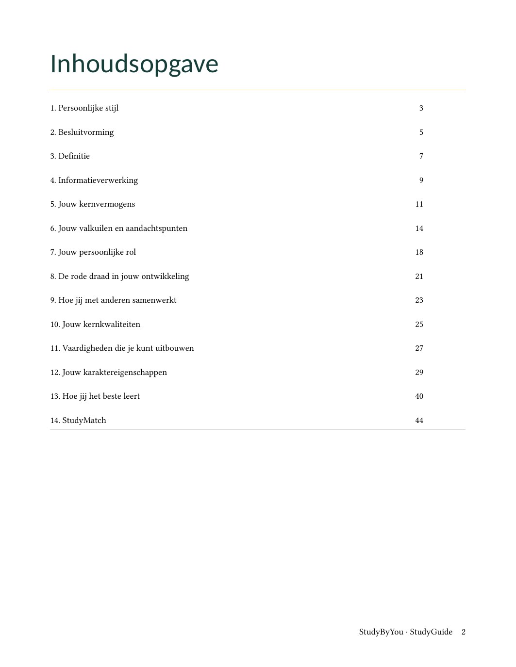 Pagina 2 van Binnen het middelbaar